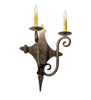 Angelique Two Light Wall Sconce in French Bronzed (57|193326)