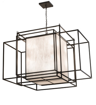 Kitzi Box 32 Light Oblong Pendant in Black Metal (57|192699)