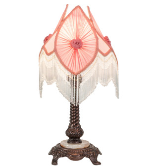 Fabric & Fringe One Light Accent Lamp in Mahogany Bronze (57|19226)