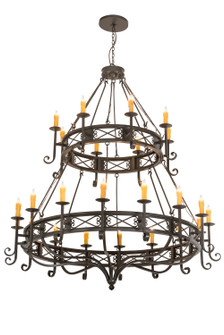 Gina 24 Light Chandelier in Timeless Bronze (57|190675)