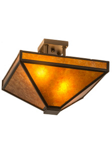 Mission Two Light Flushmount in Bronze (57|187318)