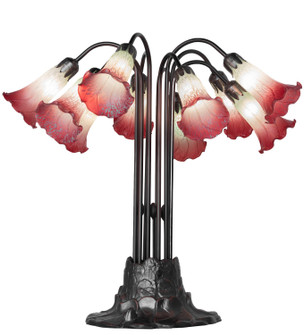 Seafoam/Cranberry Ten Light Table Lamp in Mahogany Bronze (57|185081)