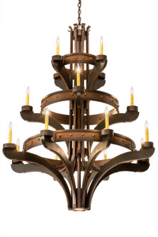 Castilla 17 Light Chandelier in Mahogany Bronze (57|183606)