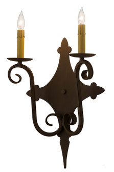 Angelique Two Light Wall Sconce in Mahogany Bronze (57|183520)