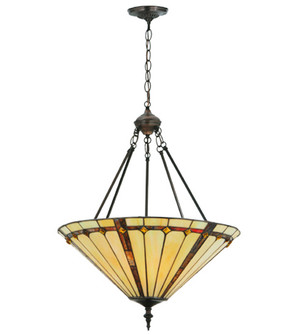 Belvidere Three Light Inverted Pendant in Mahogany Bronze (57|182672)