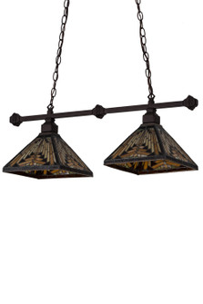 Nuevo Mission Two Light Island Pendant in Mahogany Bronze (57|181816)