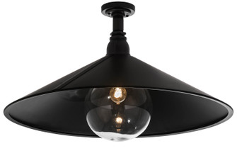 Toledo One Light Pendant in Black Metal (57|178006)