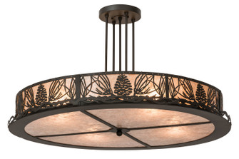 Mountain Pine Four Light Semi-Flushmount in Oil Rubbed Bronze (57|177220)