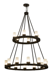 Loxley 18 Light Chandelier in Black Metal (57|174738)