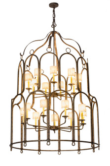 Grand Stair 18 Light Chandelier in Bronze (57|174484)