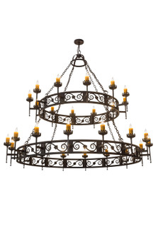 Majella 28 Light Chandelier in Black Metal (57|174181)