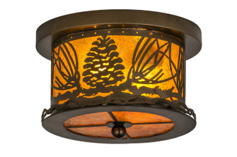 Mountain Pine Two Light Flushmount in Antique Copper (57|173198)