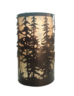 Tall Pines Two Light Wall Sconce in Black Metal (57|17289)