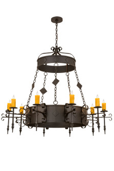 Diamante Ten Light Chandelier in Oil Rubbed Bronze (57|171606)