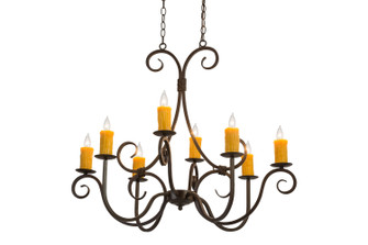 Clifton Eight Light Chandelier in Cafe-Noir (57|171478)