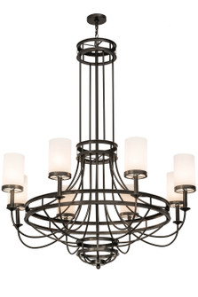 Saxony Eight Light Chandelier in Oil Rubbed Bronze (57|171146)