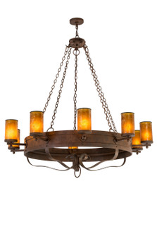 Parnella Ten Light Chandelier in Rust (57|170768)