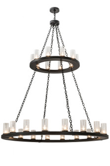 Loxley 28 Light Chandelier in Black Metal (57|169536)