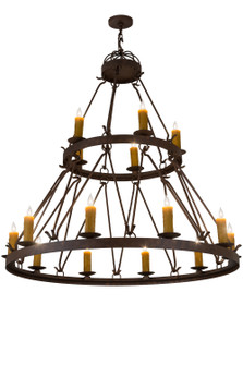 Lakeshore 15 Light Chandelier in Black Metal,Custom (57|169258)