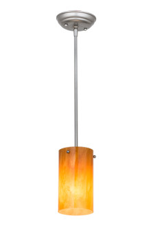 Cilindro One Light Mini Pendant in Brushed Nickel (57|167977)