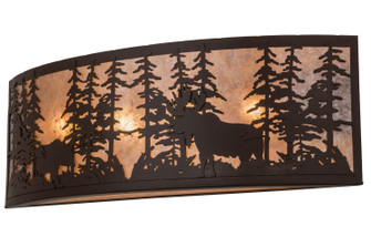 Tall Pines Four Light Wall Sconce in Cafe-Noir (57|165993)