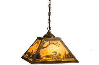 Loon Three Light Pendant in Brass Tint,Burnished Brass (57|164313)