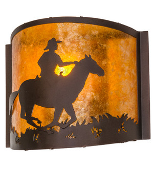 Cowboy One Light Wall Sconce in Mahogany Bronze (57|163112)