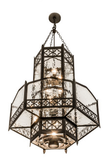 Church 12 Light Pendant in Black Metal (57|162812)