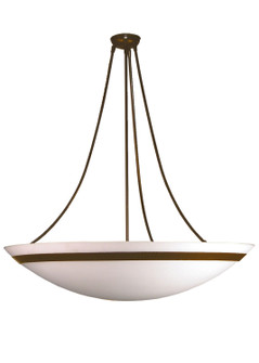 Opal Satine Four Light Inverted Pendant in Timeless Bronze (57|16228)