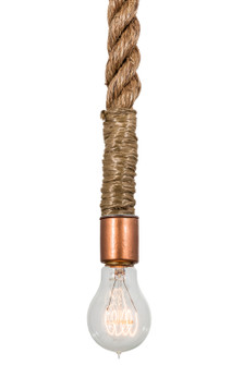 Rope One Light Mini Pendant in Transparent Copper (57|160905)