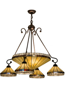 Crestwood Ten Light Chandelier in Mahogany Bronze (57|159299)