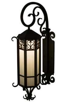 Caprice One Light Wall Sconce in Hand Wrought Iron (57|158954)