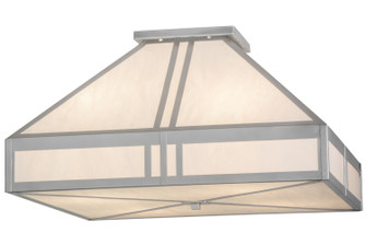 Whitewing Four Light Flushmount in Nickel (57|158831)