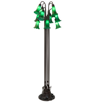 Green 12 Light Floor Lamp in Mahogany Bronze (57|15881)