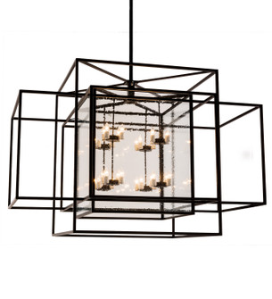 Kitzi Box 32 Light Oblong Pendant in Black Metal (57|158474)