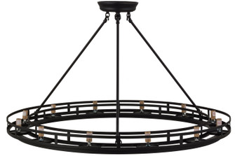 Barbury 12 Light Semi-Flushmount Hardware in Black Metal (57|157810)