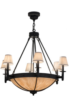 Freya Ten Light Chandelier in Black Metal,Custom (57|157167)