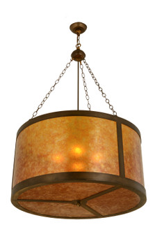 Smythe Craftsman Four Light Inverted Pendant in Antique Copper (57|156999)