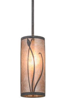 Linifolia One Light Mini Pendant in Black Metal (57|156371)