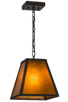 Mission One Light Pendant in Wrought Iron (57|156357)