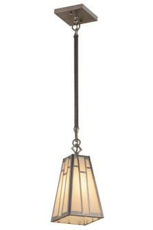 Double Bar Mission One Light Pendant in Chrome (57|156334)