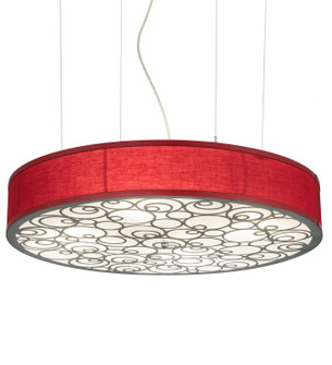 Cilindro Four Light Pendant in Nickel (57|155398)