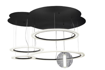 Anillo LED Pendant in Black Metal (57|152822)