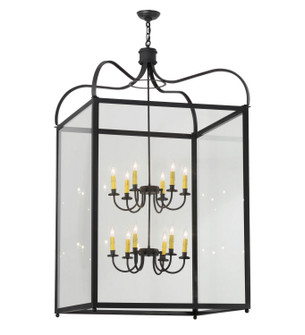 Rennes 12 Light Pendant in Charred Iron (57|152580)