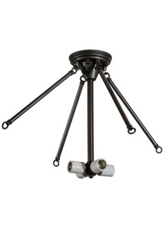 Polonaise Four Light Pendant Hardware in Craftsman Brown (57|152500)