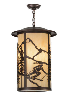 Fulton Three Light Pendant in Mahogany Bronze (57|151917)