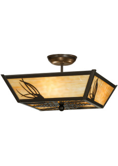 Mountain Pine Three Light Flushmount in Timeless Bronze (57|151038)