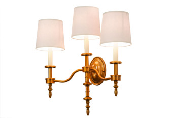 Toby Three Light Wall Sconce in Brass Tint (57|148901)