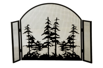 Tall Pines Fireplace Screen in Matte Black (57|147758)