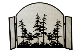 Tall Pines Fireplace Screen in Black Metal (57|147758)